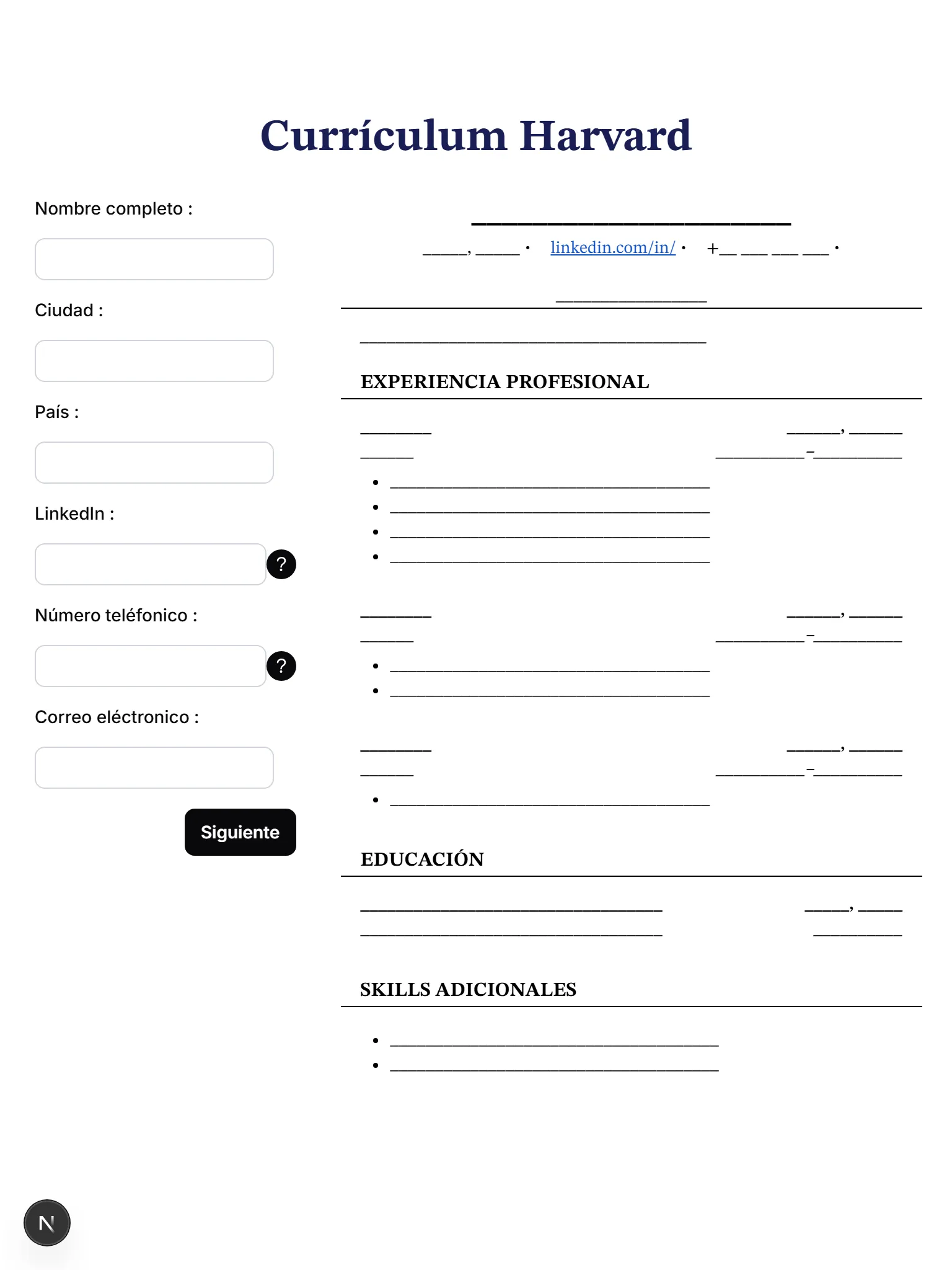 Smart CV